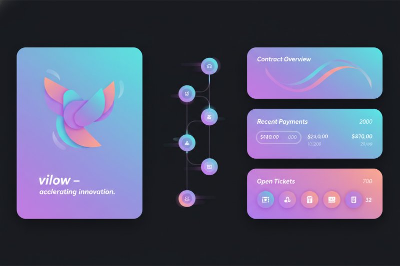 Illustration: Customer-360-Ansicht für Support und Success