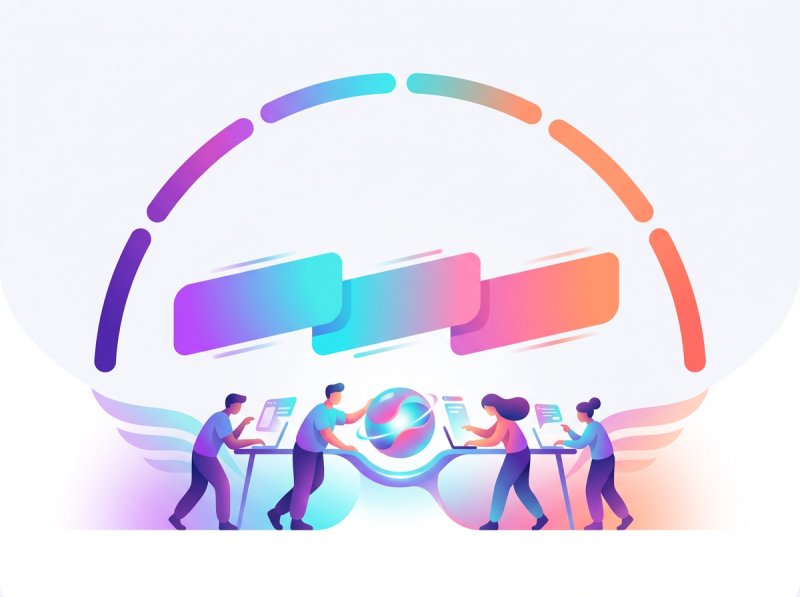 Abstrakte Illustration: Hacking Friday Hackathon
