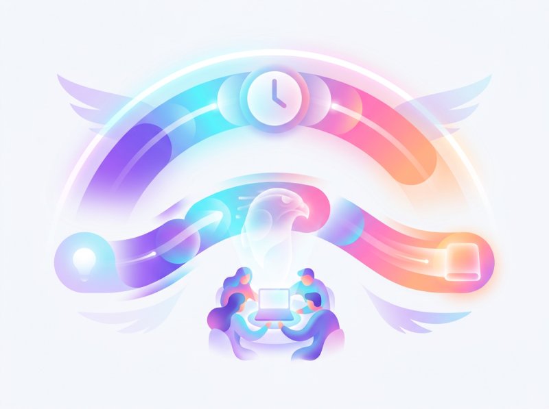 Abstrakte Illustration: Innovation Hacking in vier Stunden